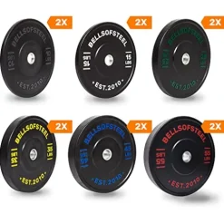 Bells of Steel Dead Bounce Conflict Bumper Plates – Olympic Weight Set