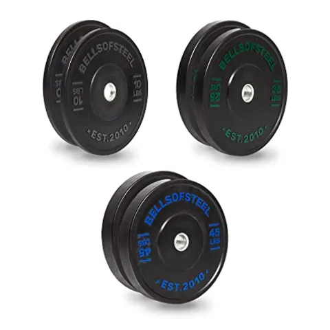 Bells of Steel Dead Bounce Conflict Bumper Plates – 160 lb Olympic Weight Set