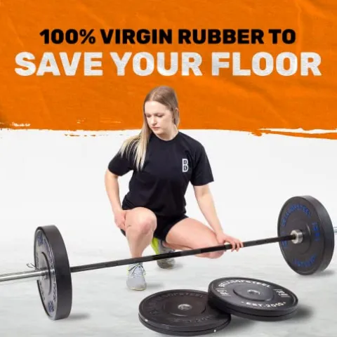 Bells of Steel Dead Bounce Conflict Bumper Plates – Commercial & Home Gym – Olympic Weight Set