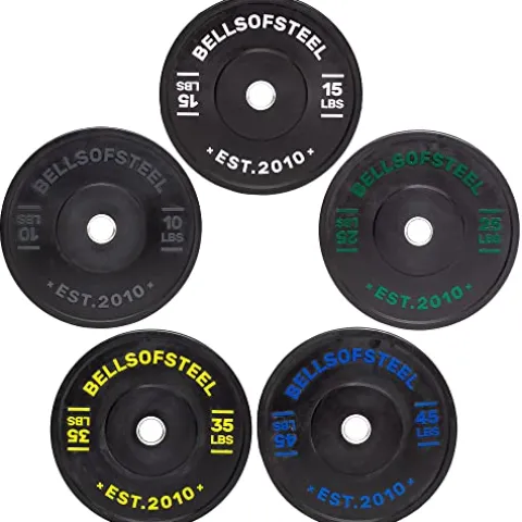 Bells of Steel Dead Bounce Conflict Bumper Plates – Olympic Weight Set