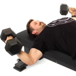 Bells of Steel Flat Bench – Heavy-Duty Black