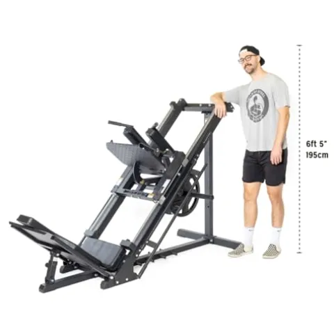 Bells of Steel Leg Press Hack Squat Machine Black