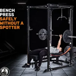Bells of Steel Light Commercial Power Rack – Squat Rack for Home Gym and Commercial