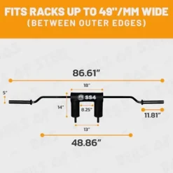 Bells of Steel Safety Squat Barbell 4.0 Black