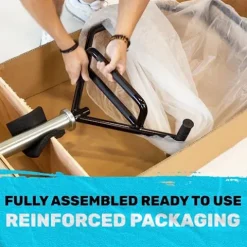 Bells of Steel Trap Bar Premium Hex Bar Deadlift Black