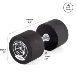 Bells of Steel Urethane Dumbbells Set 85-100lb