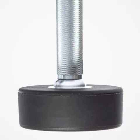 Bells of Steel Urethane Dumbbells Weight Set – Medium Knurling, Hardened Chrome Handle, Commercial-Grade