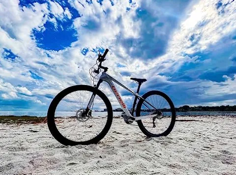 Benelli Bike 29” Carbon Mountain Bike 18 Speed Disc Brake Yellow Black