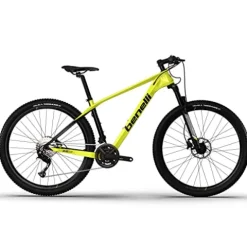 Benelli Bike 29” Carbon Mountain 18 Speed, Brake Disc, Light-Weight Hardtail Frame (Large) Yellow Black