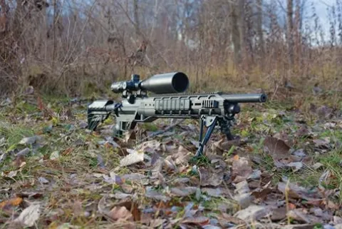 Benjamin Armada BTAP17SX .177-Caliber Pellet PCP Hunting/Target Air Rifle and Scope Black