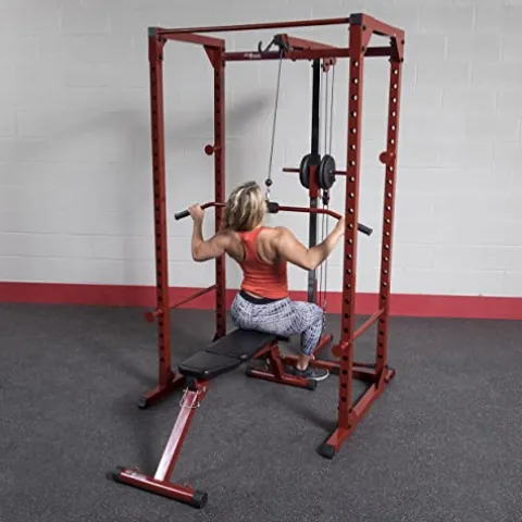 Best Fitness Power Rack Cage Package Red