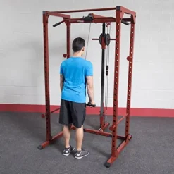 Best Fitness Power Rack Cage Package Red