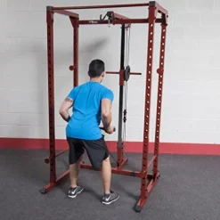 Best Fitness Power Rack Cage Package Red
