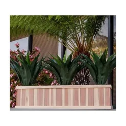 Best Redwood Window Planter Box 48 in Suede