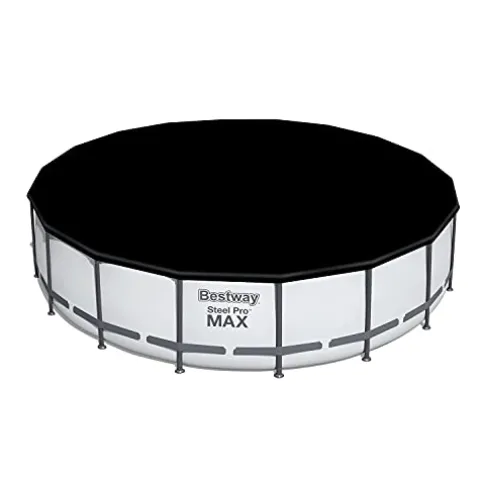 Bestway Above Ground Swimming Pool with Cleaning Kit Gray