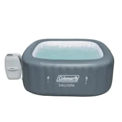 Bestway Coleman Hawaii AirJet Large Square Inflatable Hot Tub Gray