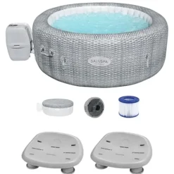Bestway Coleman Honolulu AirJet Inflatable Hot Tub with EnergySense Cover – Bestway