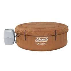 Bestway Coleman Miami AirJet Inflatable Hot Tub with EnergySense Cover Black