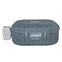 Bestway Coleman SaluSpa 140 Air Jet Inflatable Hot Tub Spa Gray