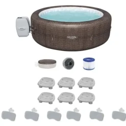 Bestway Coleman St Moritz AirJet Inflatable Hot Tub with EnergySense Cover