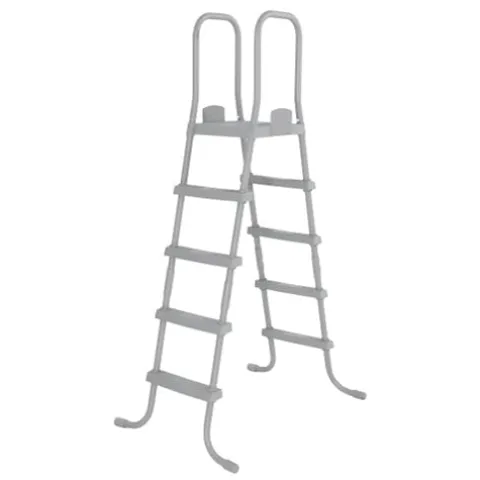 Bestway Hydrium 24′ x 12′ x 52″ Oval Above Ground Swimming Pool Set Outdoor Steel Wall Family Pool with Sand Filter, Ladder, & Cover Brown