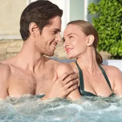 Bestway Madrid SaluSpa 2-4 Person Inflatable Hot Tub with AirJets and App Control