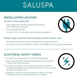 Bestway Madrid SaluSpa 2-4 Person Inflatable Hot Tub with AirJets and App Control