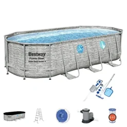 Bestway Power Pool Set with Cleaning Vacuum & Maintenance Kit