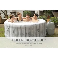 Bestway SaluSpa Fiji AirJet Inflatable Hot Tub Grey