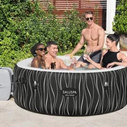 Bestway SaluSpa Hollywood EnergySense Luxe AirJet Hot Tub Black Print