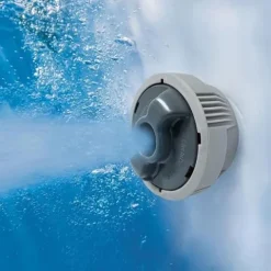 Bestway SaluSpa Honolulu AirJet Inflatable Hot Tub Gray Wicker Print