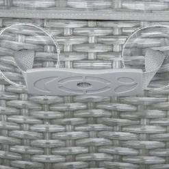 Bestway SaluSpa Honolulu AirJet Inflatable Hot Tub Gray Wicker Print