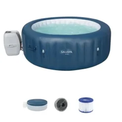Bestway SaluSpa Milan AirJet Inflatable Hot Tub Navy