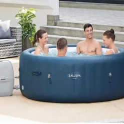 Bestway SaluSpa Milan AirJet Inflatable Hot Tub Navy