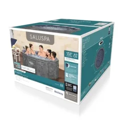 Bestway SaluSpa Paris ThermaCore UltraFit Smart Airjet Plus 6 Grey Marble