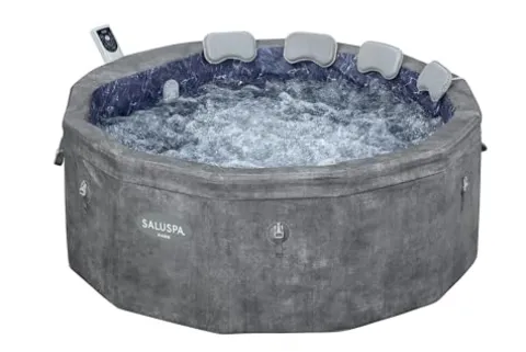 Bestway SaluSpa Paris ThermaCore UltraFit Smart Airjet Plus 6 Grey Marble