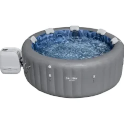 Bestway SaluSpa Santorini HydroJet Inflatable Hot Tub Gray