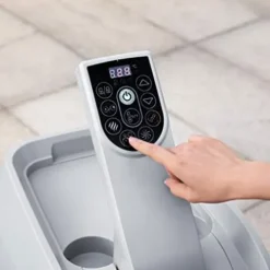 Bestway SaluSpa Santorini HydroJet 5 to 7 Inflatable Hot Tub Gray