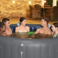 Bestway SaluSpa Santorini HydroJet Pro Inflatable Hot Tub Grey