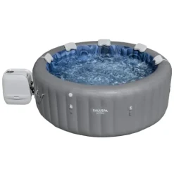 Bestway SaluSpa Santorini HydroJet Pro Inflatable Hot Tub Grey