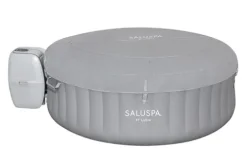 Bestway SaluSpa St. Lucia EnergySense AirJet Inflatable Hot Tub Spa 67″ x 26 Gray