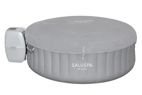 Bestway SaluSpa St. Lucia EnergySense AirJet Inflatable Hot Tub Spa 67″ x 26 Gray