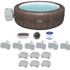 Bestway SaluSpa St Moritz AirJet Hot Tub Brown