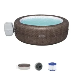 Bestway SaluSpa St Moritz AirJet Inflatable Hot Tub 5-7 Person Outdoor Spa