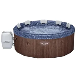 Bestway SaluSpa Toronto Smart AirJet Plus Hot Tub 7 Person Brown