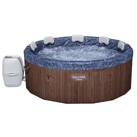 Bestway SaluSpa Toronto Smart AirJet Plus Hot Tub 7 Person Brown