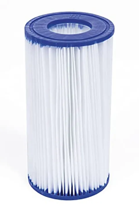 Bestway Steel Pro MAX 18′ x 48″ Round Metal Frame Above Ground Pool Set with Filter Pump, Ladder, and Cover