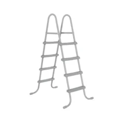 Bestway Steel Pro MAX 18ft x 48in Round Metal Frame Above Ground Swimming Pool Set Gray