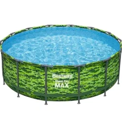 Bestway Steel Pro Max 14’x48 Camo Pool Set Multicolor