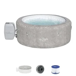 Bestway Zurich SaluSpa Inflatable Hot Tub Gray